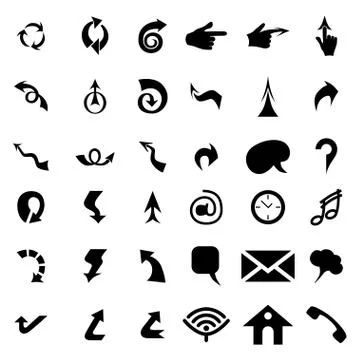 Arrows signs イラスト素材