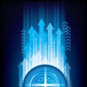 Arrows speed background.Abstract background concept design. Stock Illustration