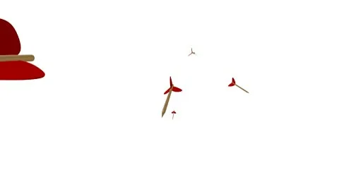Arrows on target Stock Footage 10718860