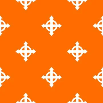 Arrows target pattern seamless Stock Illustration