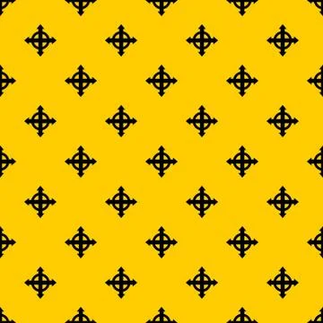 Arrows target pattern vector Stock Illustration