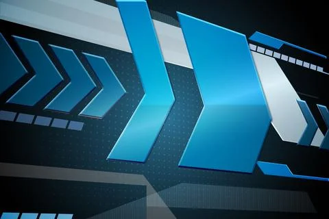 Arrows on technical background Stock Photos