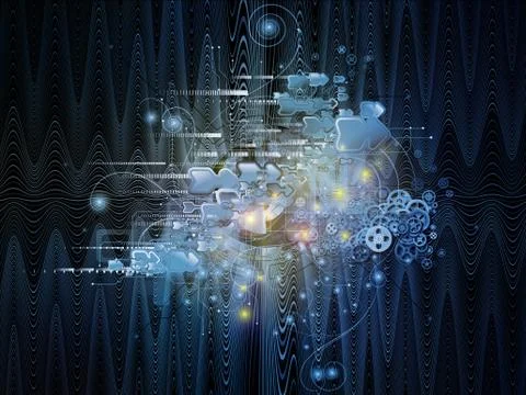 Arrows of Technology Stock Illustration