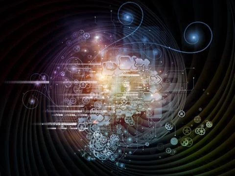 Arrows of Technology Stock Illustration