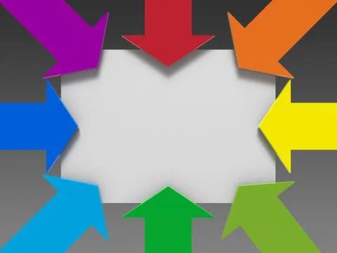 Arrows template Stock Illustration