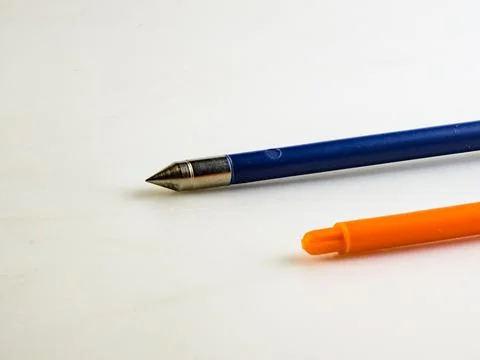 Arrows for a training crossbow on a white background. Arrows with and witho.. Stock Photos