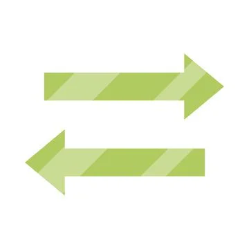 Arrows transfer symbol Illustrazione stock