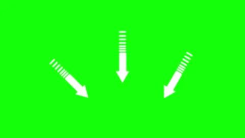 Arrows Transparent Background Element Video stock 343928863