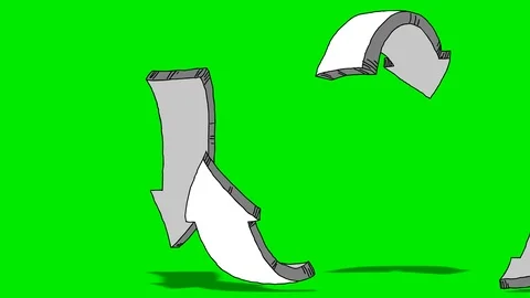 Arrows twirling and rounding. Video stock 102318713