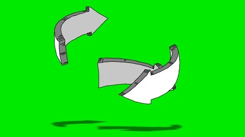 Arrows twirling and rounding. Video stock 102380809