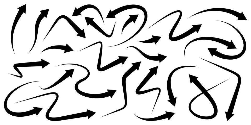 Arrows vector collection Stock Illustration