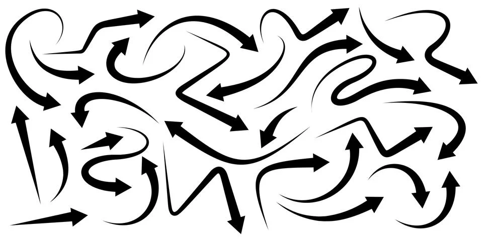 Arrows vector collection Stock Illustration