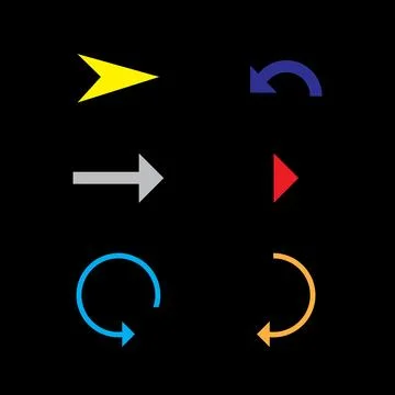 Arrows vector design, arrows syombol Illustrazione stock