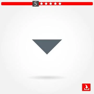 Arrows vector icon Illustrazione stock