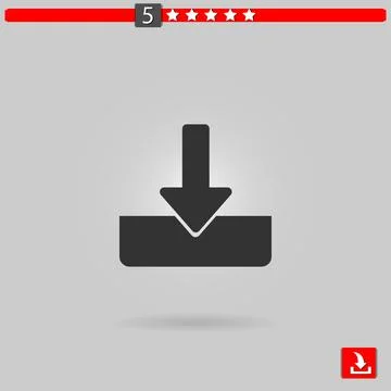 Arrows vector icon Stock Illustration