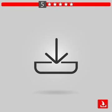 Arrows vector icon Stock Illustration