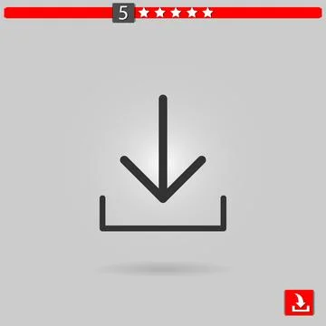 Arrows vector icon Stock Illustration