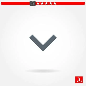 Arrows vector icon Illustrazione stock