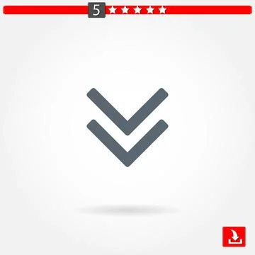 Arrows vector icon Stock Illustration