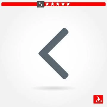 Arrows vector icon Stock Illustration