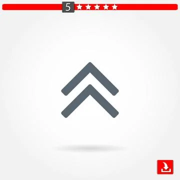 Arrows vector icon Stock Illustration