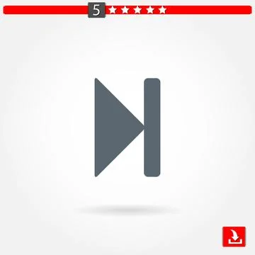 Arrows vector icon Stock Illustration