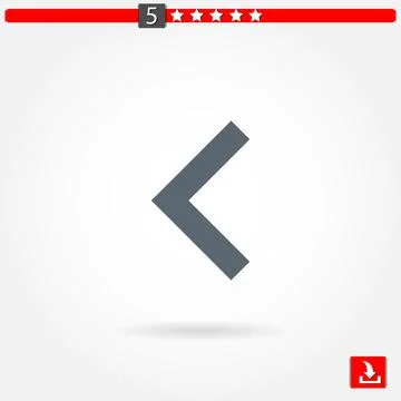 Arrows vector icon Stock Illustration