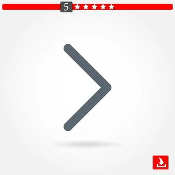 Arrows vector icon Stock Illustration