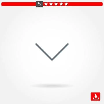 Arrows vector icon Illustrazione stock