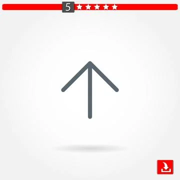 Arrows vector icon Stock Illustration
