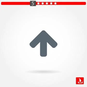 Arrows vector icon Stock Illustration