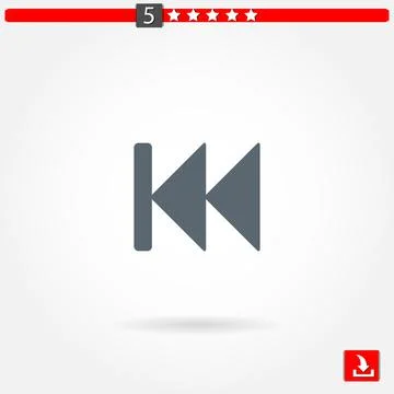 Arrows vector icon Stock Illustration