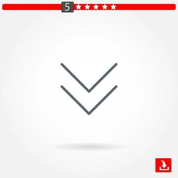 Arrows vector icon Stock Illustration