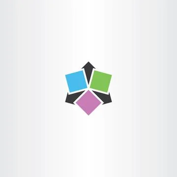 Arrows vector icon symbol logo sign 스톡 일러스트