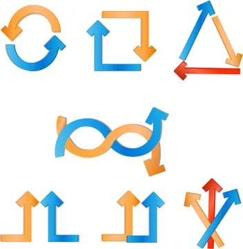 Arrows vector illustration Stock Illustration