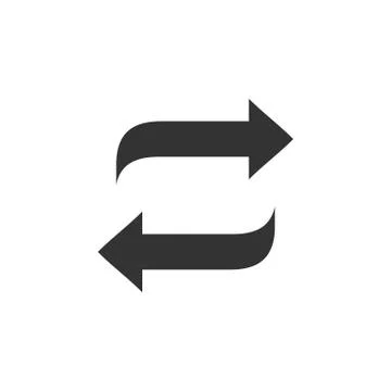 Arrows vector Logo Template Illustration Design. Vector EPS 10. Illustrazione stock