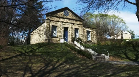 Arrowtown masonic lodge Stock Footage 42677515