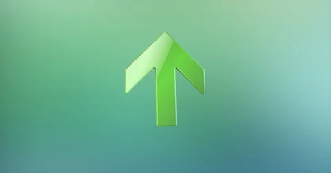 ArrowUp Color 3d Icon Video stock 67352914