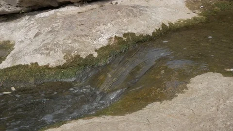 Arroyo stream rio river water agua fall cascada Stock Footage 109177017