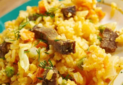 Arroz chino colombiana arroz chino colombiana - Fried Rice with Vegetables... Stock Photos