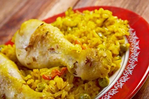 Arroz con pollo Stock Photos