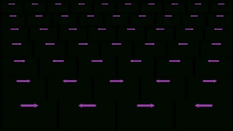 Arrrow neon Stock Footage 124452757