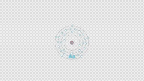 Arsenic As Bohr Atom Model Clean No Text Animation Video Overlay Alpha 4K 스톡 동영상 339370059
