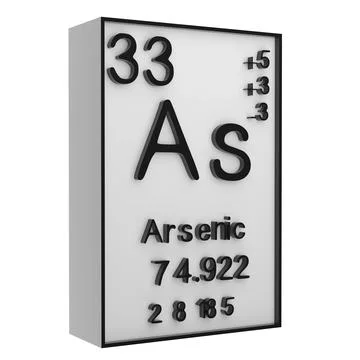 Arsenic,Phosphorus on the periodic table of the elements on white blackgrou.. イラスト素材