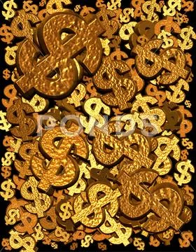 Art, 3D graphics, digital graphics, CG, business,$,dollar, ,dollars, 3d image Stock Illustration