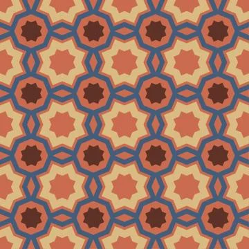 Art abstract geometric seamless pattern Stock Illustration