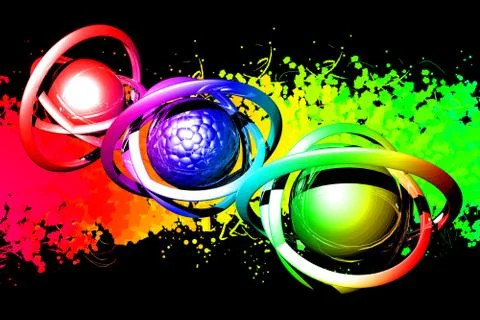 Art abstraction light color Stock Illustration