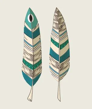 Art boho style icon Illustrazione stock