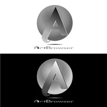 ART BROWSER LOGO 5 Stock Illustration