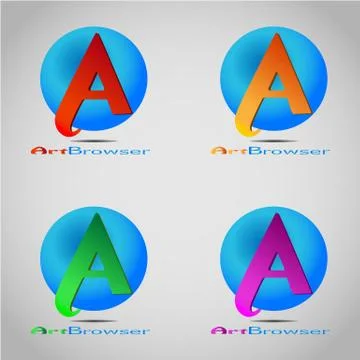ART BROWSER LOGO 6 Stock Illustration